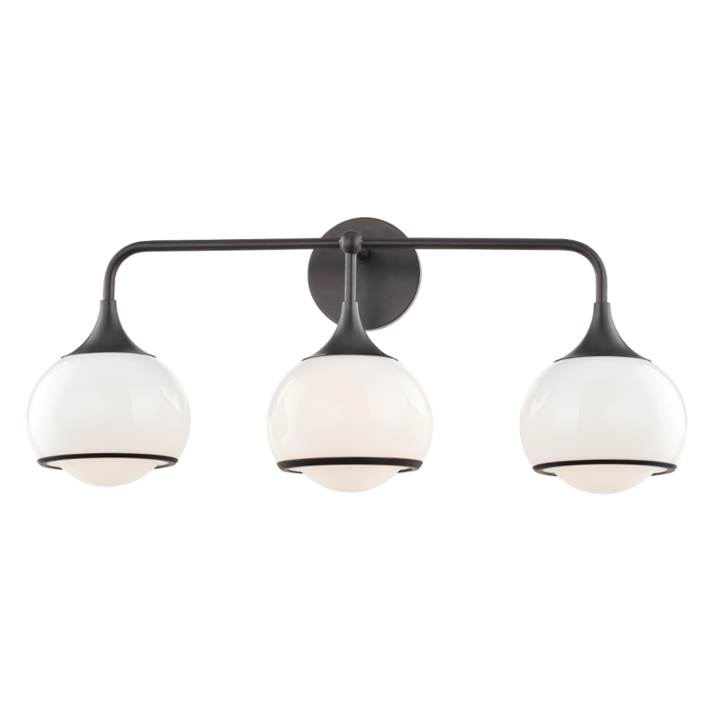 Reese 3 Light 27 inch Old Bronze Wall Sconce Wall Light