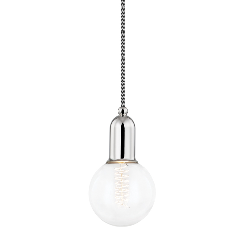 Bryce 1 Light 5 inch Polished Nickel Pendant Ceiling Light