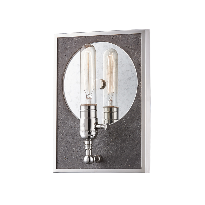 Ripley 1 Light 8 inch Polished Nickel Wall Sconce Wall Light