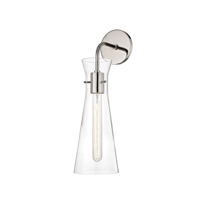 Anya 1 Light 5.5 inch Polished Nickel Wall Sconce Wall Light