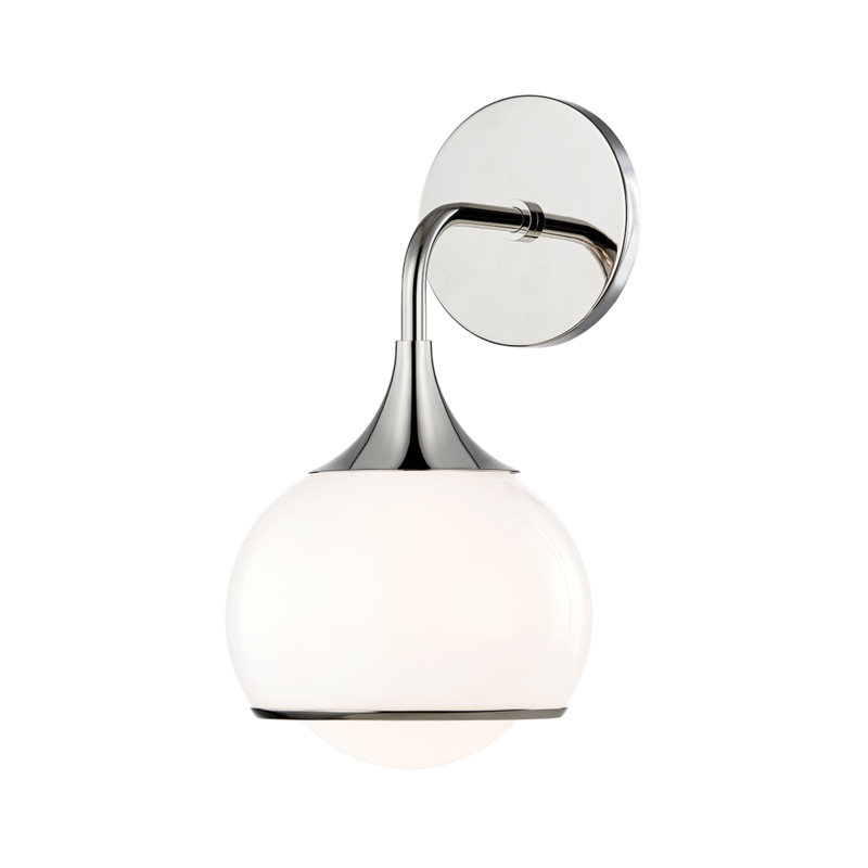 Reese 1 Light 7 inch Polished Nickel Wall Sconce Wall Light