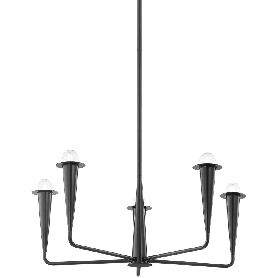 Danna 5 Light 29.75 inch Old Bronze Chandelier Ceiling Light