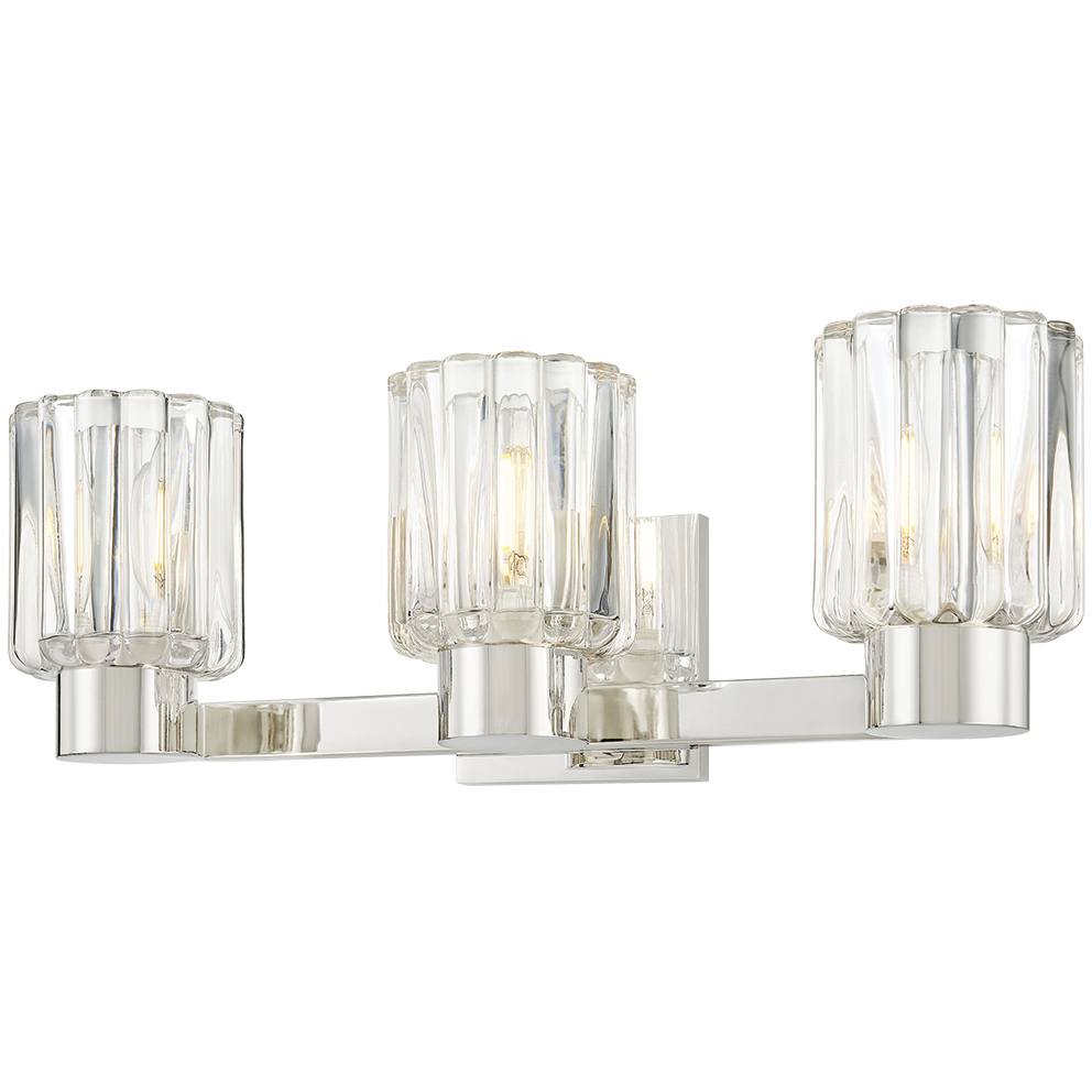 Danae 3 Light 18 inch Polished Nickel Bath and Vanity Wall Light