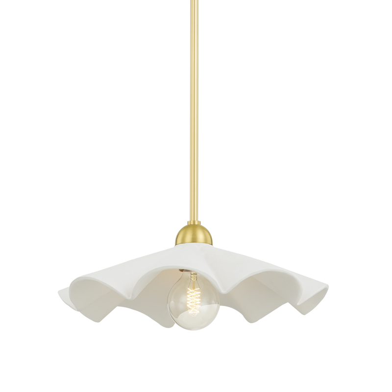 Maisie 1 Light 16 inch Aged Brass Pendant Ceiling Light