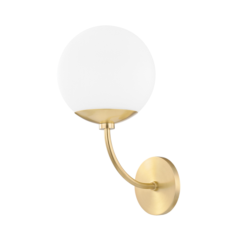 Carrie 1 Light 7.5 inch Aged Brass Wall Sconce Wall Light