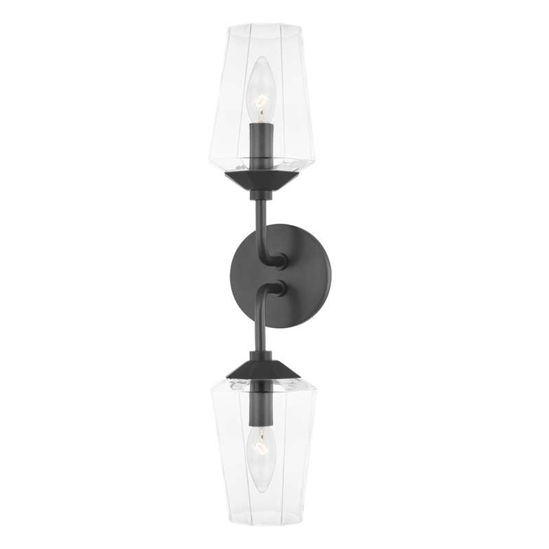 Kayla 2 Light 5.75 inch Old Bronze Bath and Vanity Light Wall Light