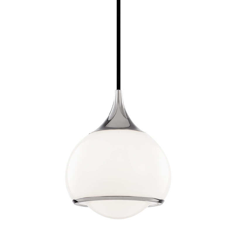 Reese 1 Light 6.75 inch Polished Nickel Pendant Ceiling Light